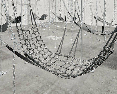 monica bonvicini's 'never again' returns 20 years later reflecting on space, sexuality & labor