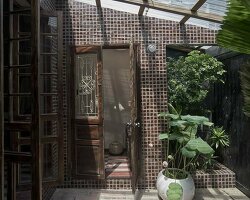 limdim studio brings modern design to vietnamese alley house with ngâu restoration