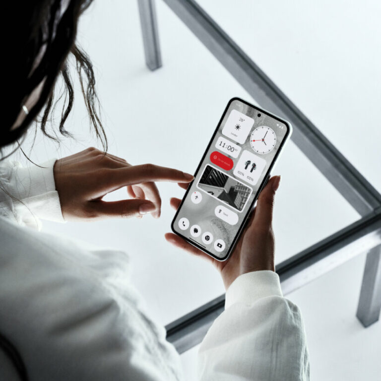 nothing phone (2) shows machinery and adaptable glyph interface