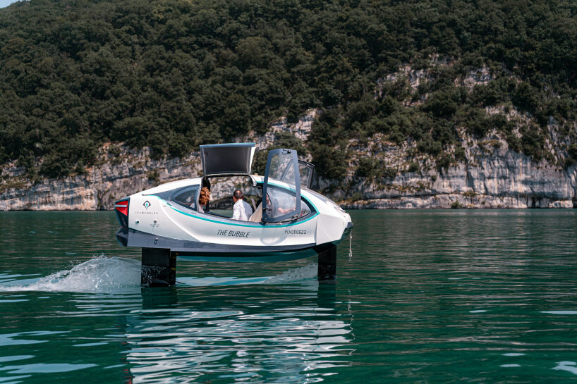 hydrofoil seabubbles bateau-taxi électrique volant