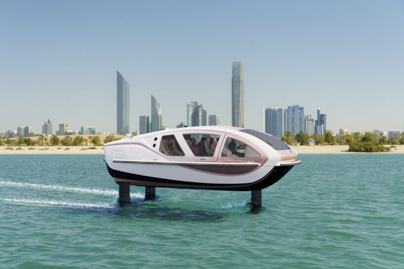 seabubbles electric flying water taxi hydrofoil