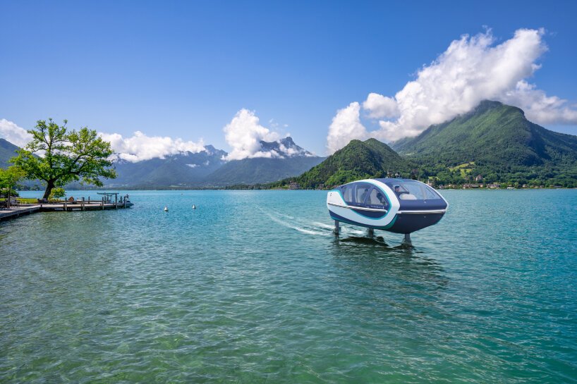 seabubbles electric flying water taxi hydrofoil
