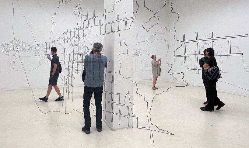 interview: sou fujimoto weaves primitive future with wire installation at berlin's aedes