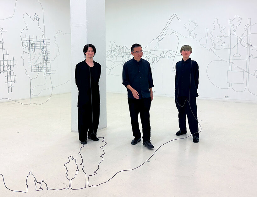 interview: sou fujimoto weaves primitive future with wire installation at berlin's aedes