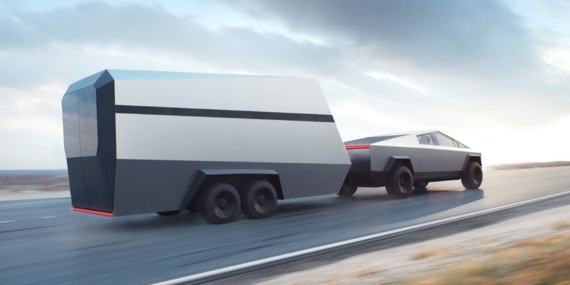 tesla reveals first real model of cybertruck built at giga texas & 4 years  after it was introduced