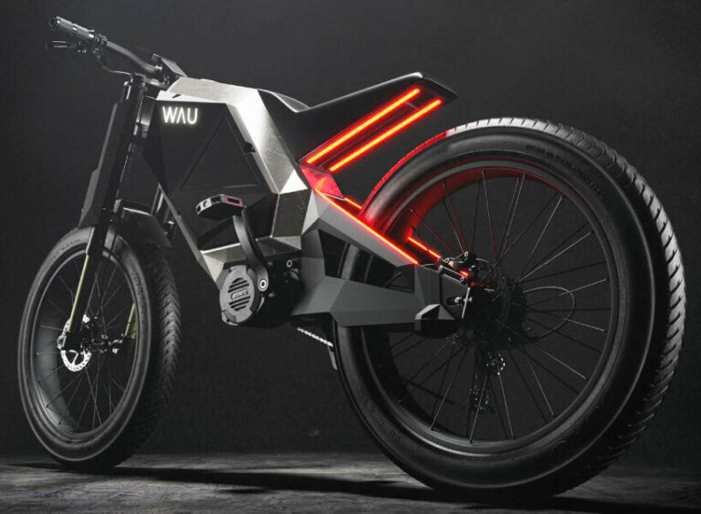 WAU cyberpunk electric dirt and road bike gets hexagon aluminum body ...