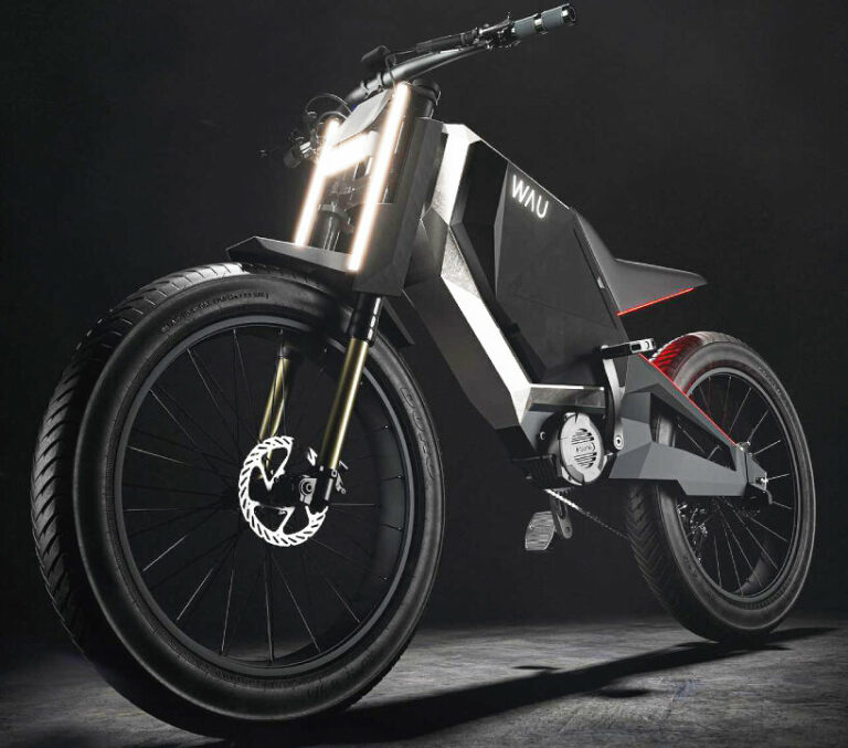 WAU cyberpunk electric dirt and road bike gets hexagon aluminum body ...