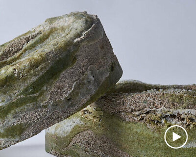 we+'s urban mining of tokyo landfills revives industrial waste as new composite materials