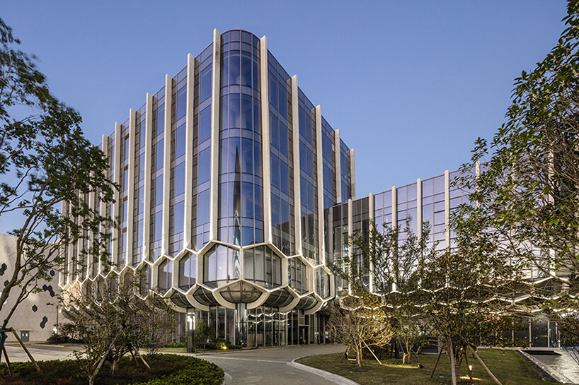 ascentage pharma's parametric facades evoke chemical bonds