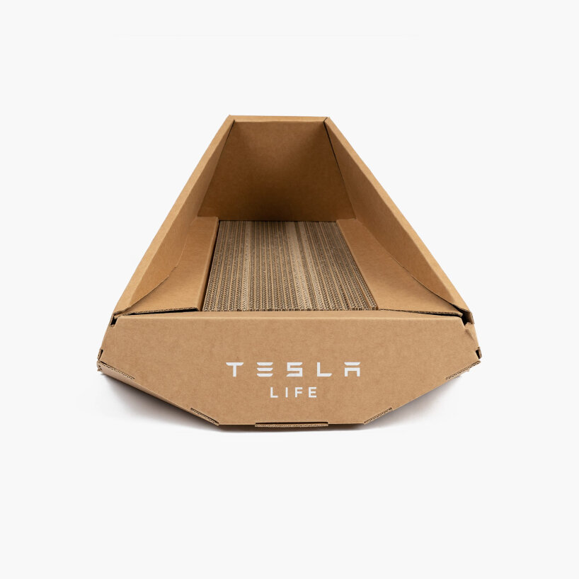 tesla cybertruck cat litter box