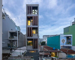 low cost bamboo housing in vietnam by H&P architects