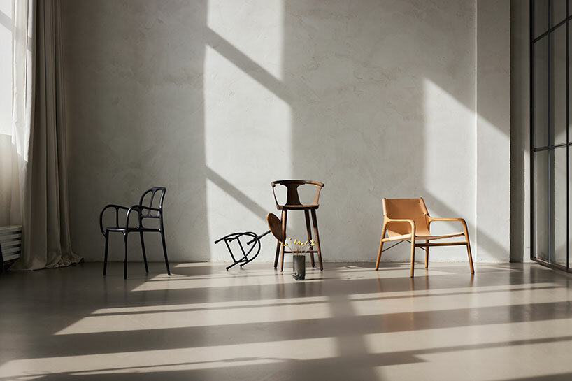 step inside the minimalist interior of hamburg-based kju.studio, captured by david altrath