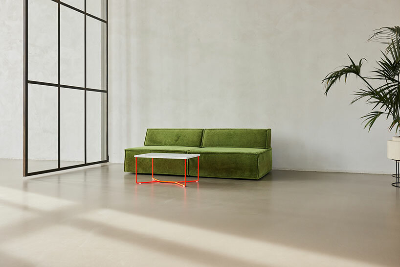 step inside the minimalist interior of hamburg-based kju.studio, captured by david altrath