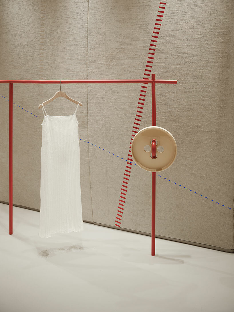 F.O.G architecture sews sculptural buttons onto lively retail interior in shanghai