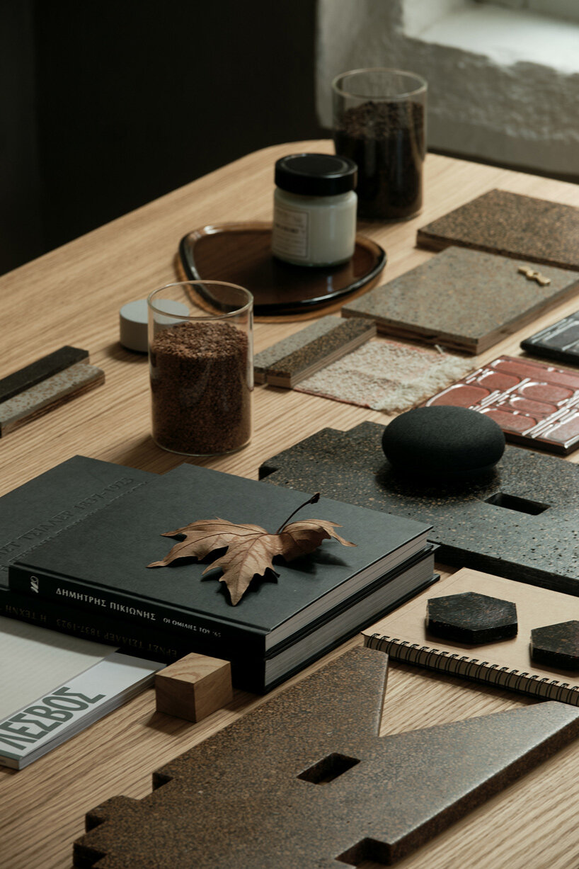 in the greek island of lesvos, koukos de lab turns olive pits into durable furniture