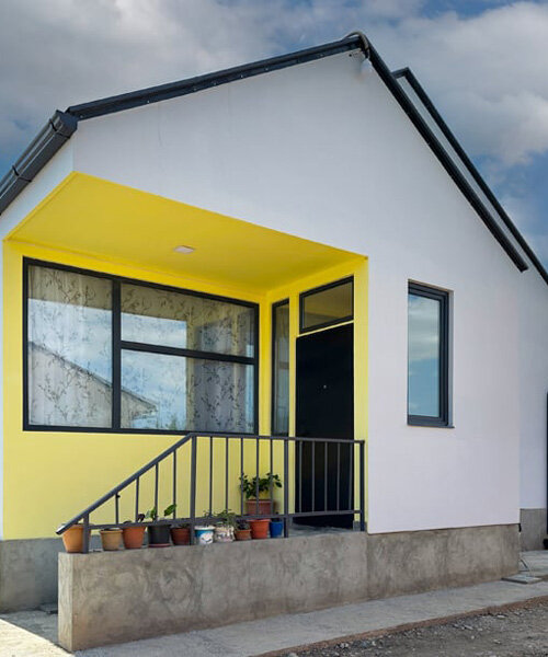 form found design's prefabricated steel homes provide relief for displaced families in armenia
