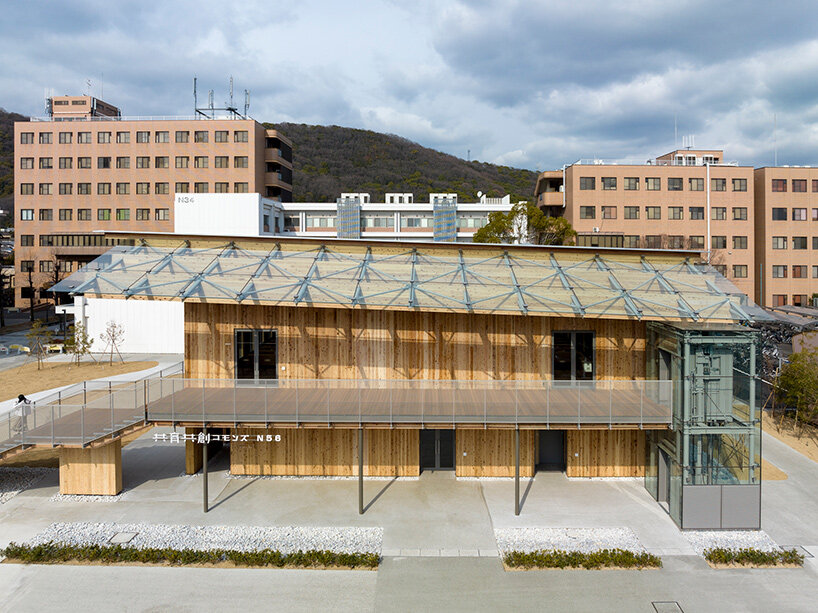 kengo kuma's wooden classroom for okayama university elevates eco-friendly design potential