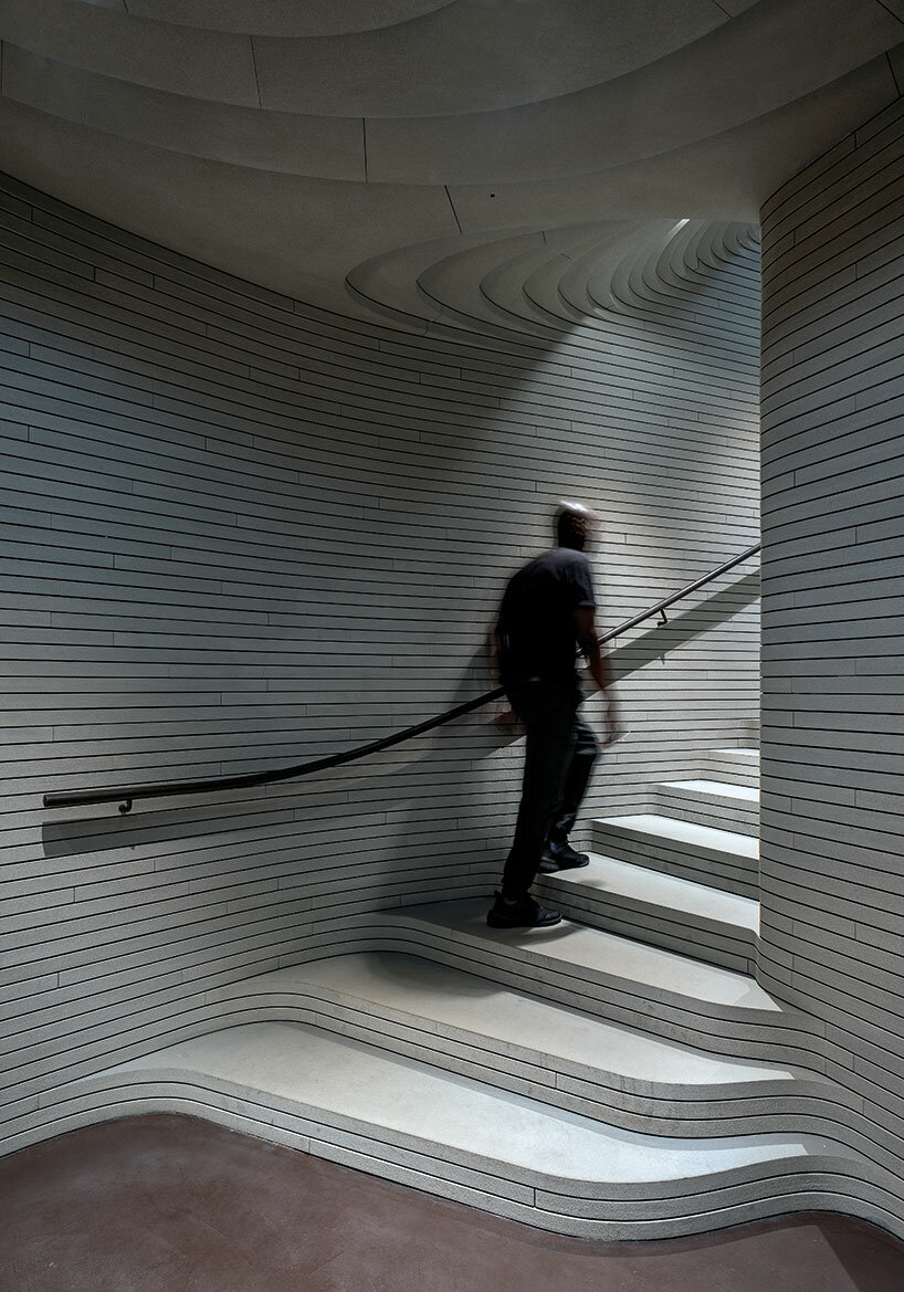 a look inside mario cucinella's cavernous interiors for luigi rovati foundation in milan