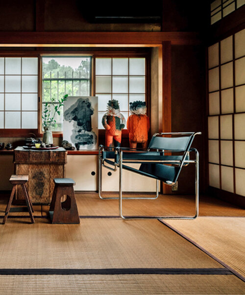 ukrainian aesthetics punctuate MAKHNO studio's renovated kyoto house in japan