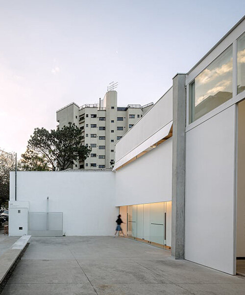 stepped levels and luminous skylights enrich millan art gallery in são paulo 
