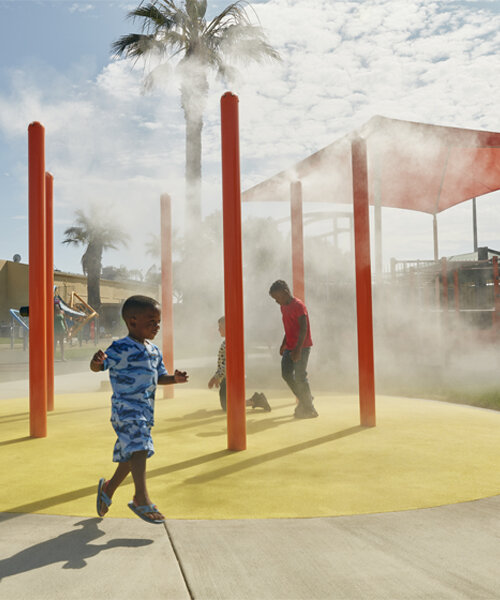 red hot chili pepper's flea and NBBJ launch renovated nickerson gardens playground in LA