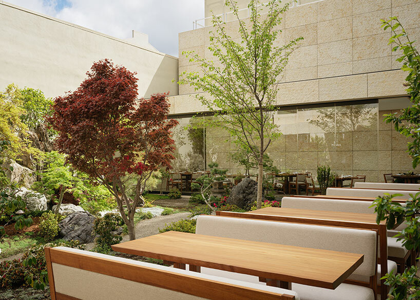 Nobu Palo Alto Restaurant Japanese Garden California Designboom 05 