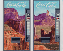 exploring american mythos and masculinity through nick doyle's collaged denim structures