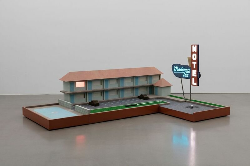 exploring american mythos and masculinity through nick doyle's collaged denim structures