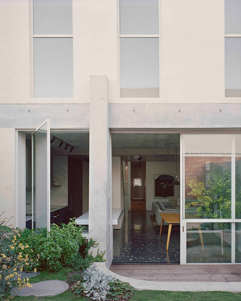 pandolfini architects adds bold extension to modest victorian terrace house in melbourne