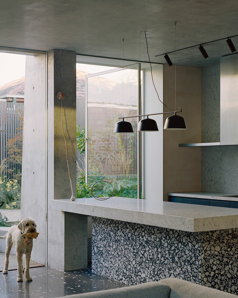 pandolfini architects adds bold extension to modest victorian terrace house in melbourne