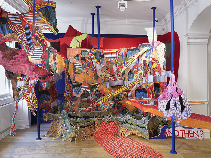 sir peter cook deconstructs his 'cities' in hybrid exhibition at london's richard saltoun gallery