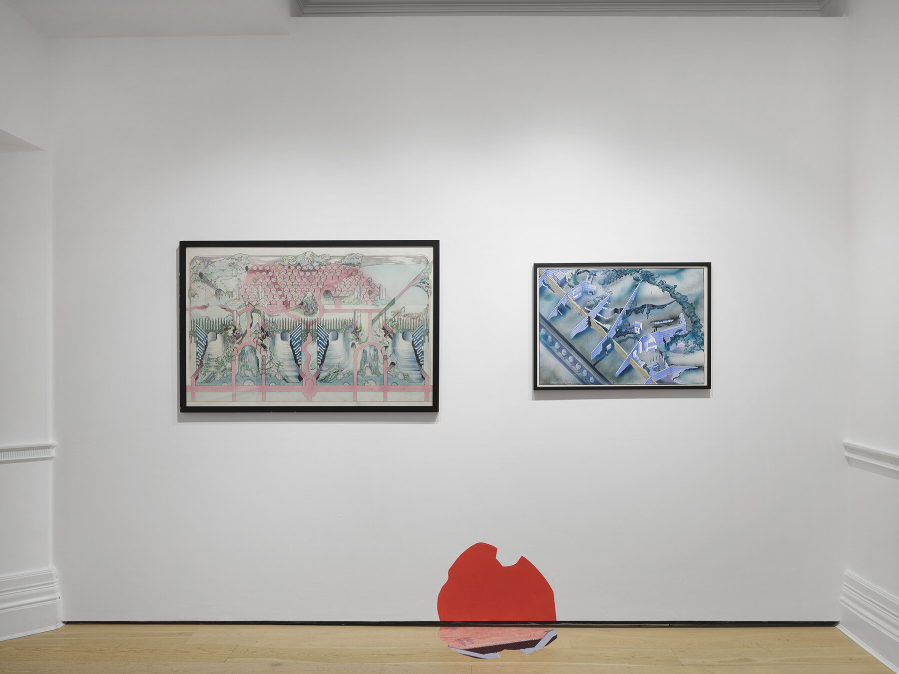 peter-cook-cities-exhibition-richard-saltoun-gallery-designboom-full-2
