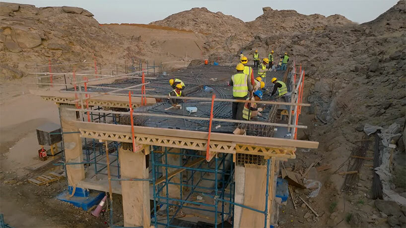 red sea reveals advancements on oppenheim architecture's desert rock resort in saudi arabia