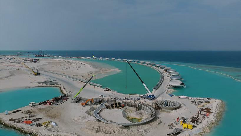 red sea project update: watch killa design's sheybarah island villas take shape in saudi arabia