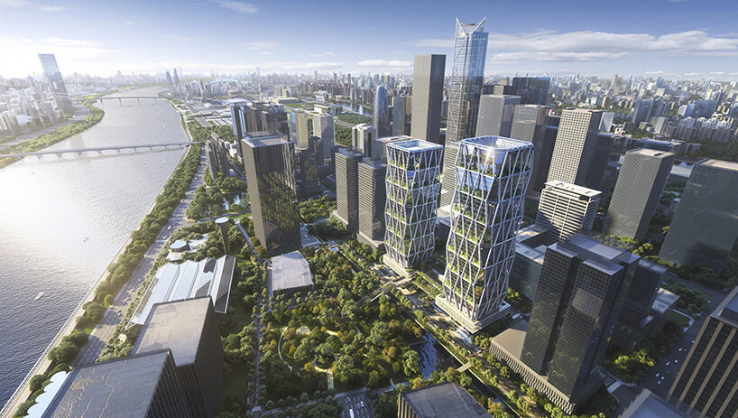 sany IROOTECH headquarters design by SOM is coming to life in guangzhou, china