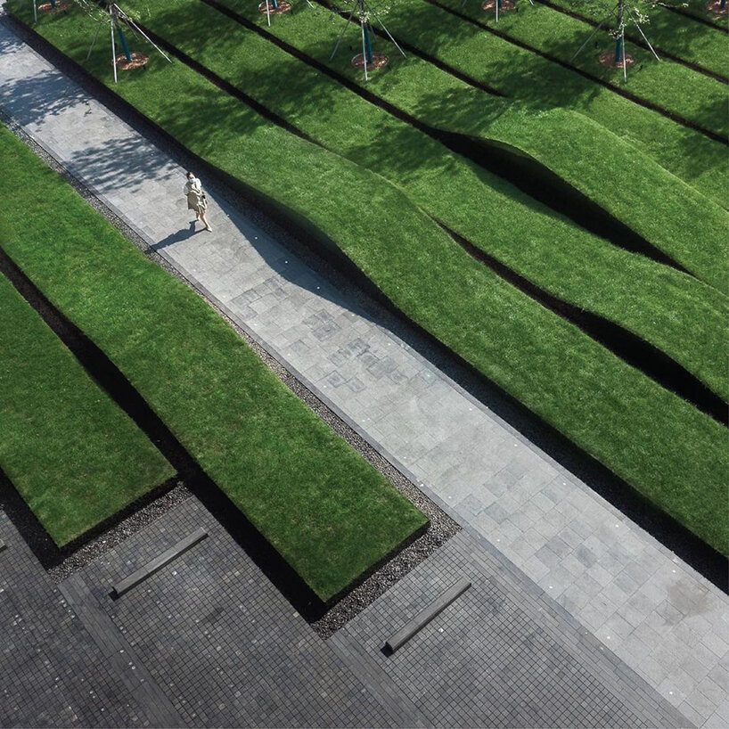 shma completes neri&hu's le meridien zhengzhou with rolling landscape inspired by silk