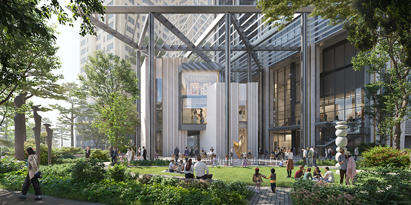 foster + partners' latest mixed-use tower frames panoramic sea views in qingdao, china