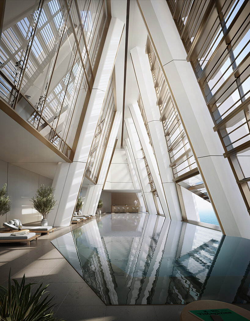 foster + partners' latest mixed-use tower frames panoramic sea views in qingdao, china