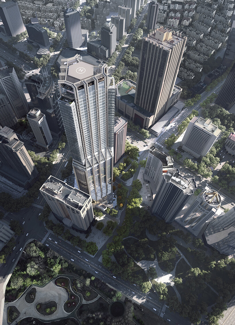 foster + partners' latest mixed-use tower frames panoramic sea views in qingdao, china