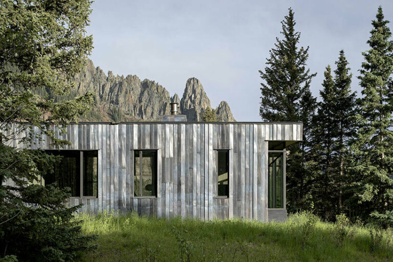 CCY architects hides this DNA alpine cabin in the colorado rockies