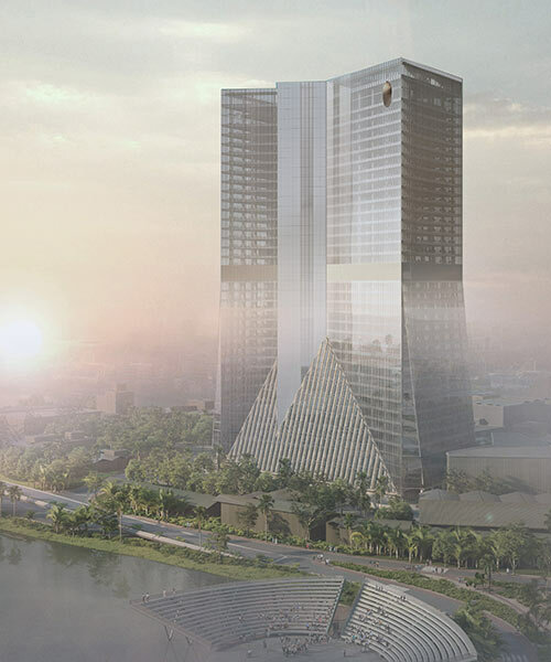 dhaka tower breaks ground to become OMA's first project in bangladesh