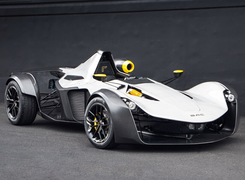 bac mono r colored carbon fiber supercar