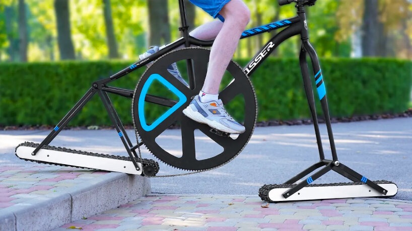 custom bike continuous tracks