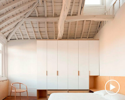 restoration unveils centuries-old wooden roof structure inside portuguese residence