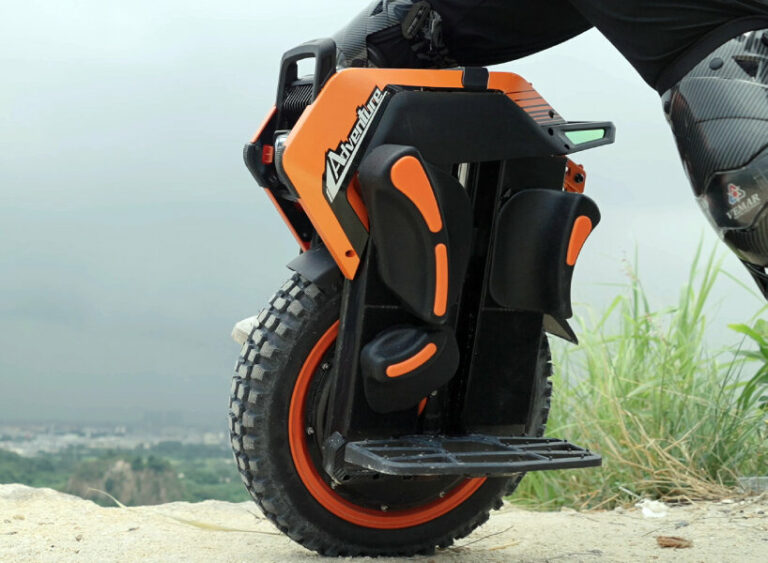 allterrain electric unicycle climbs hills, boulders and mountains for