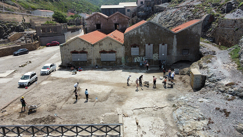 fronte mare: an urban regeneration project that animates a small mining village in sardinia