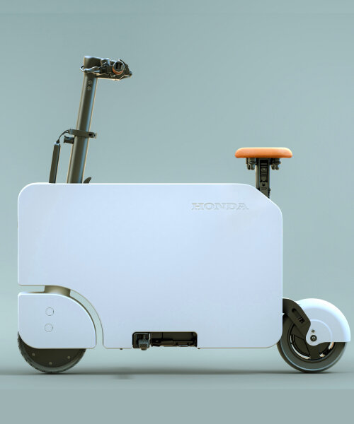 honda’s motocompacto makes a kawaii return as electric scooter that folds into briefcase
