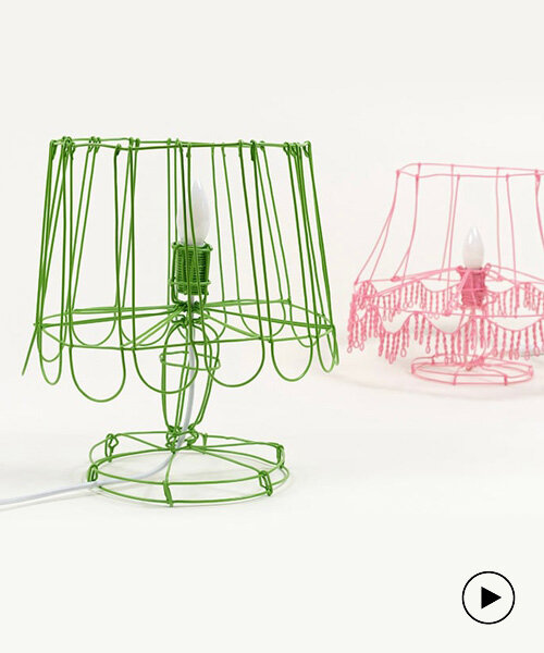 playful and unpredictable, hand-welded lamps showcase the importance of the human touch