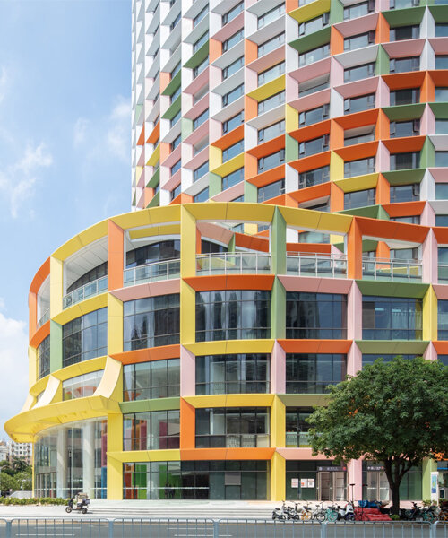 MVRDV converts mixed-use tower into multicolored women & children's center in shenzhen