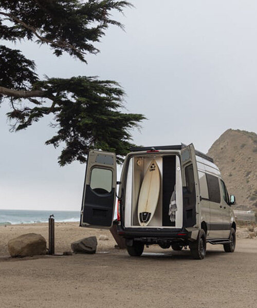 modular nook camper vans invite travelers to stargaze from the roof